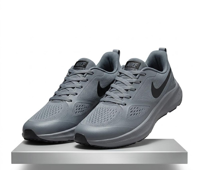 Nike Zoom Lightweight Road-Running Gym Sneakers - Slate Grey
